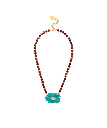 Magnolia Necklace Turquoise Mix