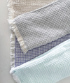 Turkish Cotton Two Tone Waffle Bath Towel