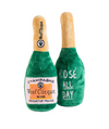Woof Clicquot Rose' Champagne Bottle Dog Toy