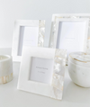 Mother of Pearl & White Marble Picture Frame