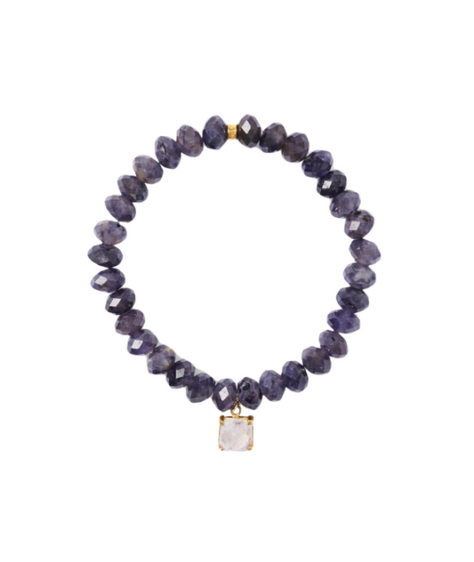 Iolite Stretch Bracelet