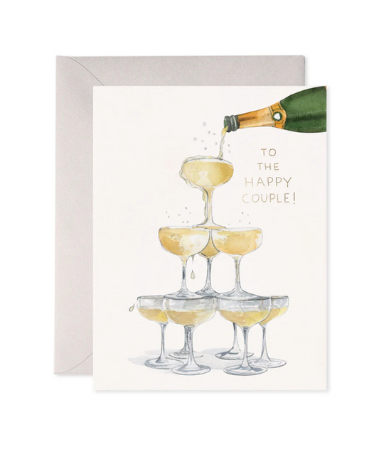 Champagne Tower Card