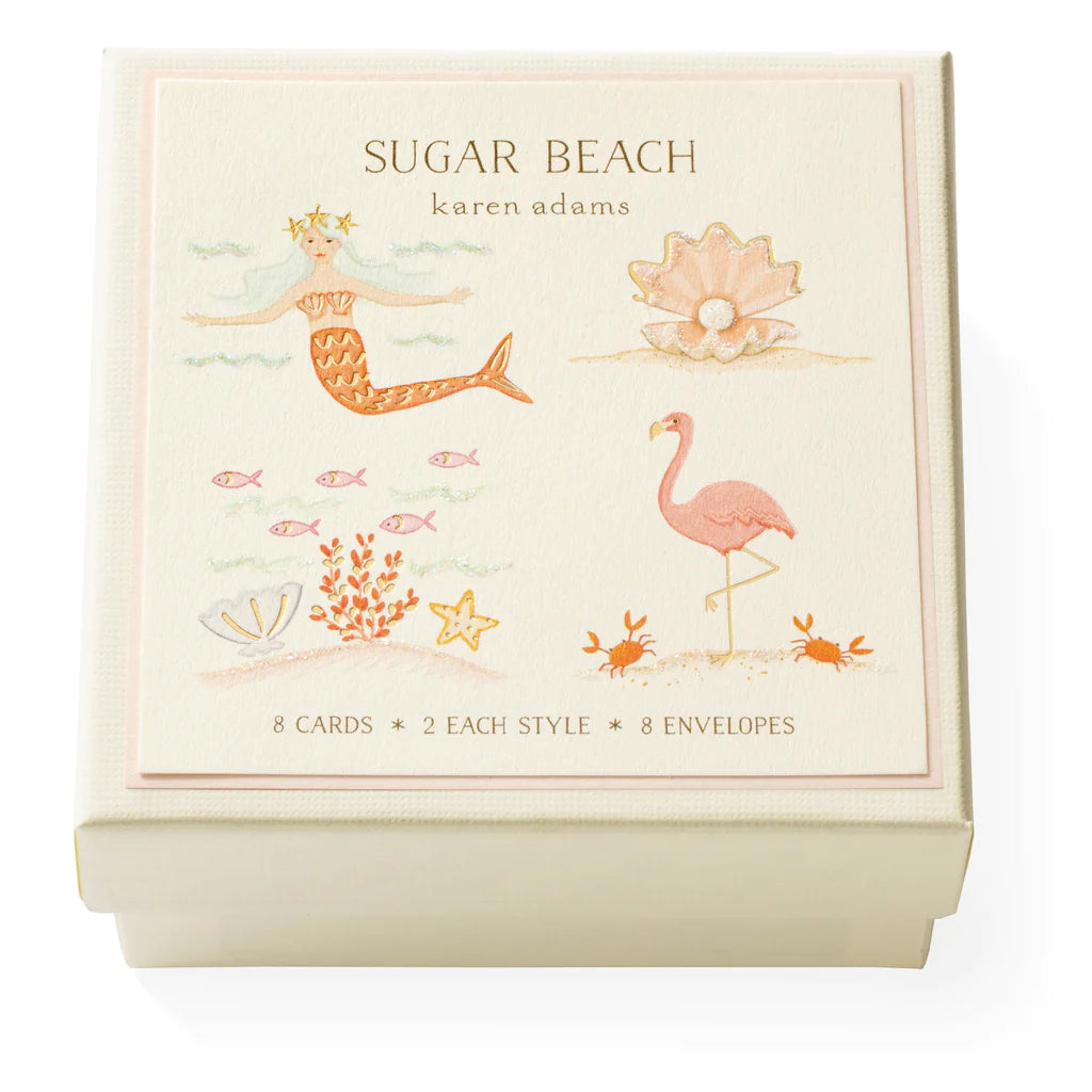 Sugar Beach Gift Enclosures Boxed Set
