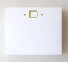 Large Gold Foil Initial Notepad