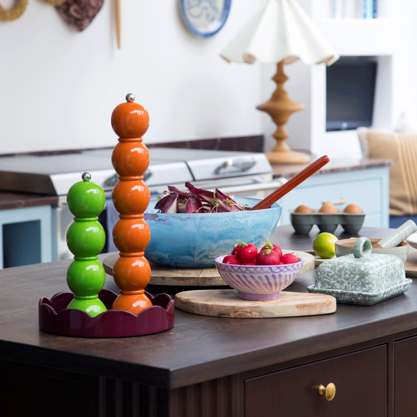 Grande Salt + Pepper Mill Grinder | White