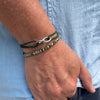 Braga Bracelet with Linked Chain Fixture | Green