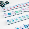 Mahjong Tiles | Green & White