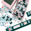 Mahjong Tiles | Green & White