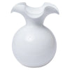 Hibiscus Large Glass Fluted Vase