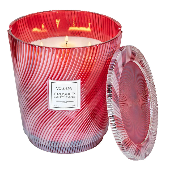 Voluspa | Five Wick Hearth Candle | Candy Cane
