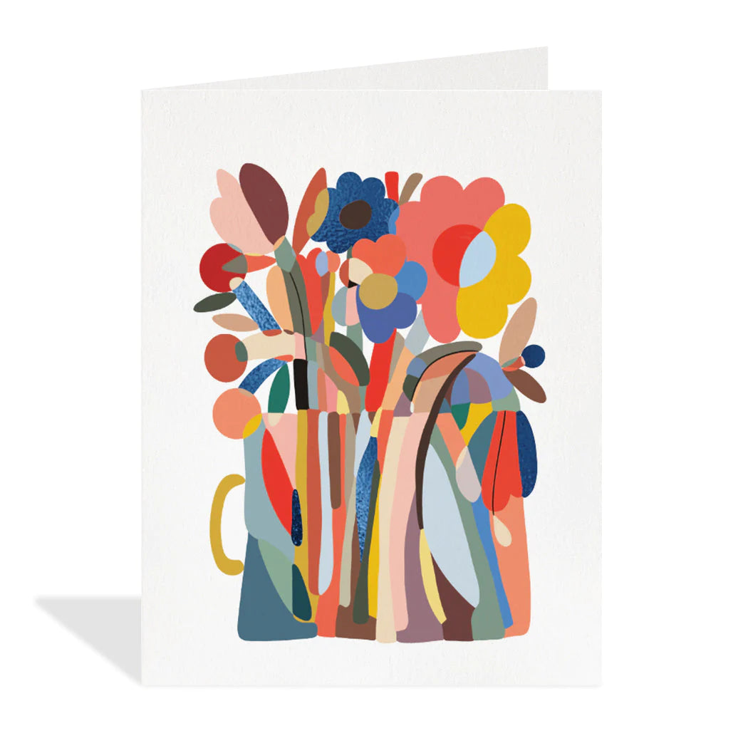 Modern Flowers Card