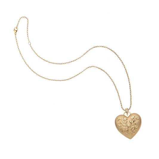 HOPE Through All The Seasons Heart Pendant Necklace