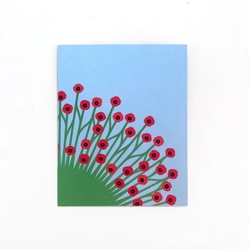 Blooming Poppies Pop Up Card