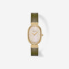 Jane | Leather| Gold, Champagne and Olive