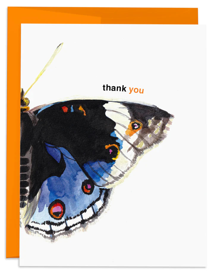 Butterfly Thank You Card