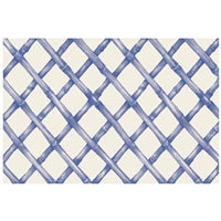 Blue Lattice Placemat Pad
