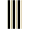 Black and Gold Awning Stripe Guest Napkins