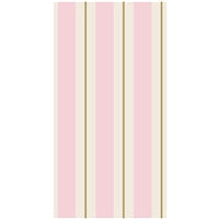Pink & Gold Awning Stripe Guest Napkins