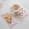 Pink Lattice Guest Napkin