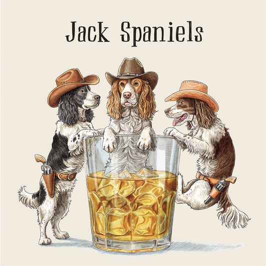 Jack Spaniels Cocktail Napkins