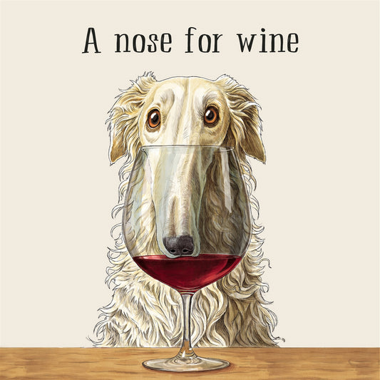 A Nose for Wine Cocktail Napkins