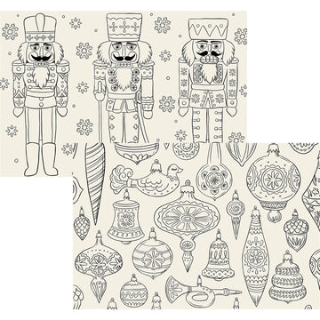 Holiday Double Sided Coloring Placemat Pad