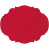 Die Cut Red French Frame Placemats