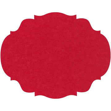 Die Cut Red French Frame Placemats