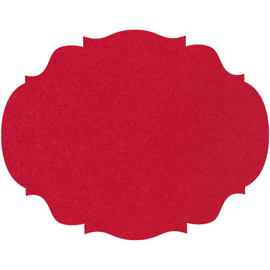 Die Cut Red French Frame Placemats