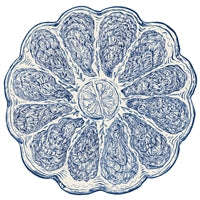 Die Cut Oyster Plate Placemats
