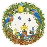 Die Cut Songbird Wreath Placemats