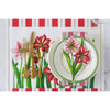Amaryllis Blooms Placemat Pad