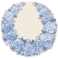 Die Cut American Floral Wreath Placemats
