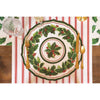 Die Cut Holiday Holly Placemats