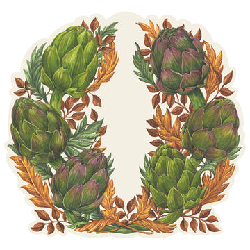 Die Cut Artichoke Wreath Placemats