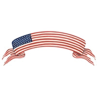 American Flag Table Accent