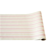 Pink & Gold Awning Stripe Runner