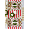 Red & Gold Awning Stripe Runner