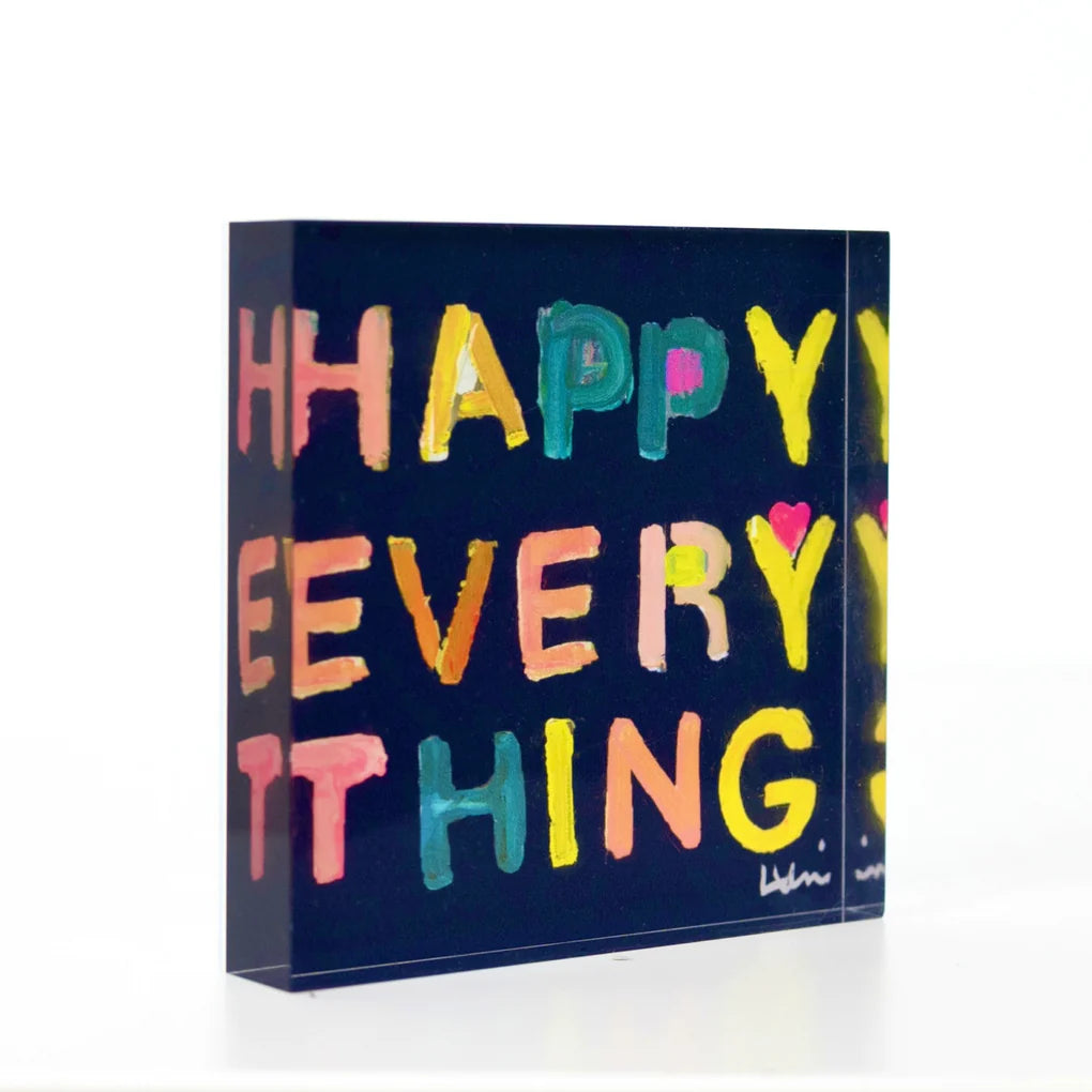 Kerri Rosenthal | Block of Love | Happy Everything Navy