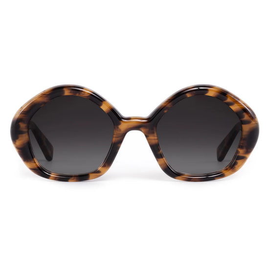 Krewe Eliza Venezia Tortoise Bubble Oversized Chunky