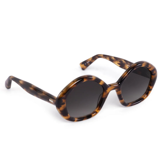 Krewe Eliza Venezia Tortoise Bubble Oversized Chunky