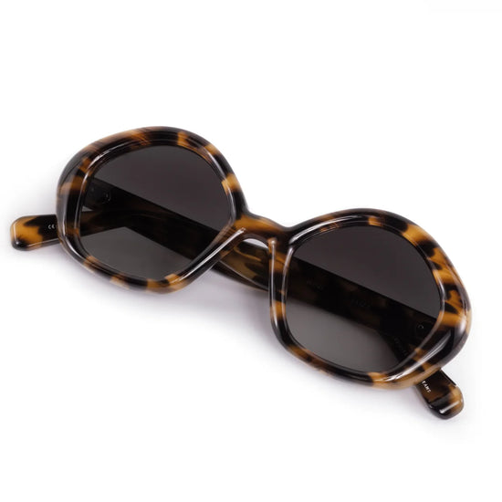 Krewe Eliza Venezia Tortoise Bubble Oversized Chunky
