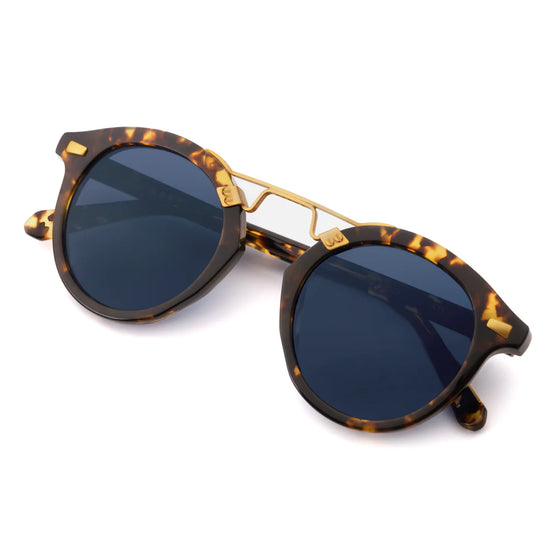 stl II. bengal polarized 24k. Sunglasses. Krewe eyewear. Designer sunglasses. New orleans. Polarized. UV protection. UVA/UVB. Fashion sunglasses. Prescription. Sunglasses for men. Sunglasses for women. Retro sunglasses. Aviators. Wayfarer. Cat-eye sunglasses. Oversized sunglasses. Mirrored sunglasses. Trendy. Stylish. Luxury sunglasses. 