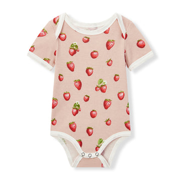 Organic Cotton One Piece | Strawberry
