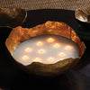 Large Candle Sand | White