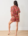 Scarlet Bagheera Short Sleeve Pajama Set