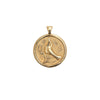 PEACE Small Pendant Coin on Classic Rolo Chain