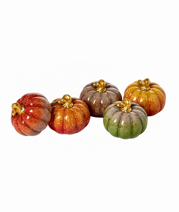 Mini Gilded Pumpkins