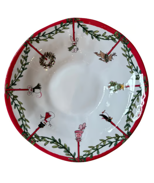 Christmas Garland Harvest Bowl