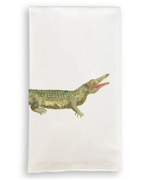 Tale To Tell Alligator Tea Towel